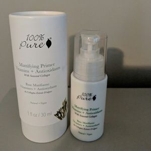 100% Pure mattifying primer NEW non toxic green